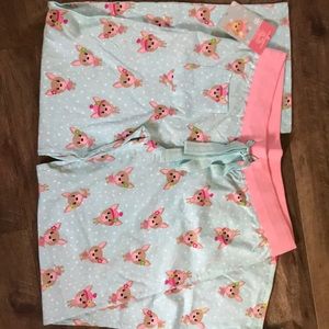 Brand new pajama pants and camisole pj top/gown